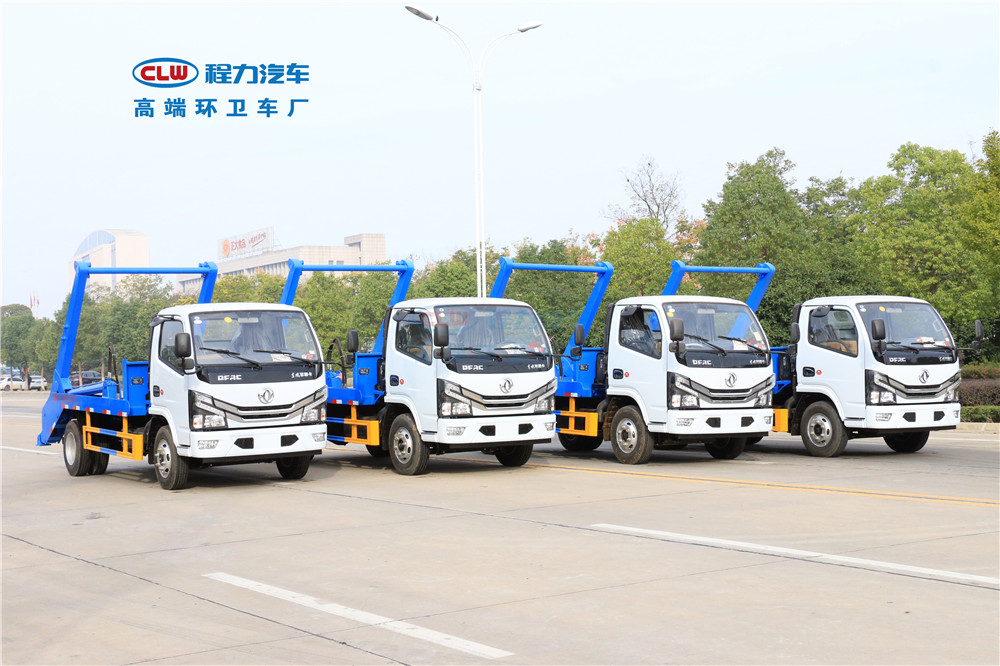 國六東風小多利卡 3~4方 擺臂垃圾車