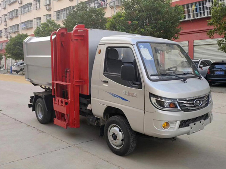 國(guó)六3方 藍(lán)牌唐駿歐鈴 掛桶垃圾車(chē)