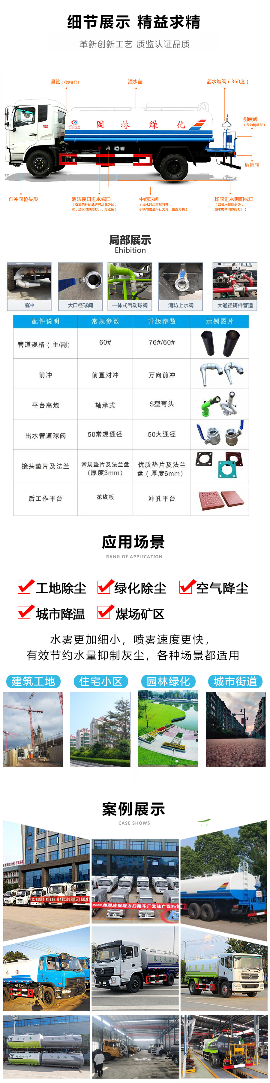 國六13立方解放J6 灑水車